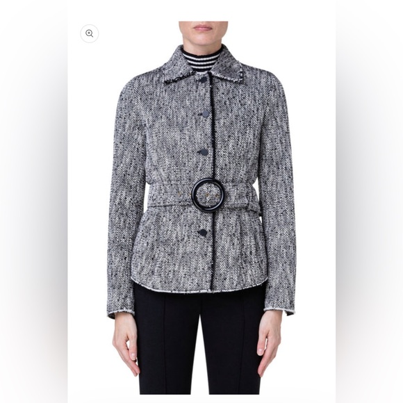 Akris punto tweed jacket size 4 - Picture 2 of 6